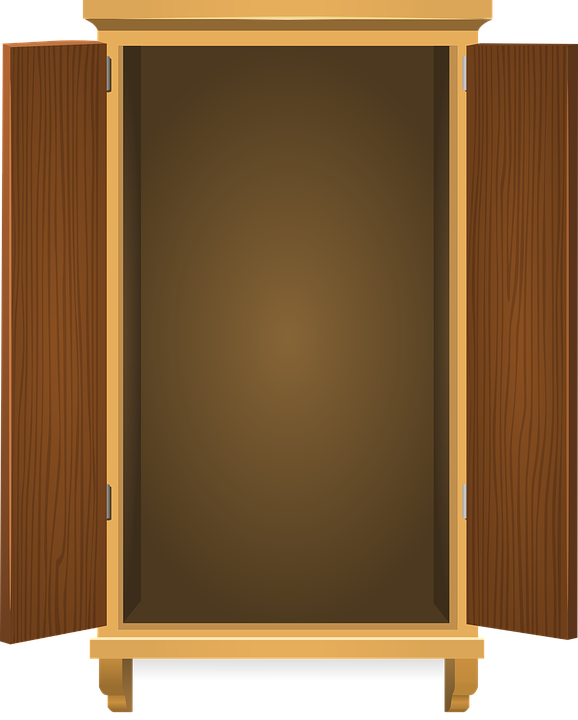 Шкаф на прозрачном фоне